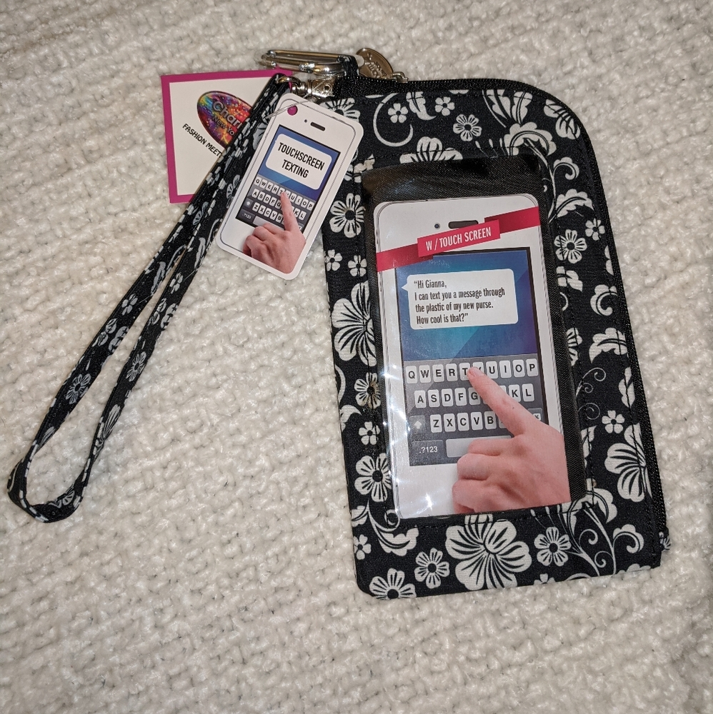NWT! Wristlet w/ Touch Screen Texting